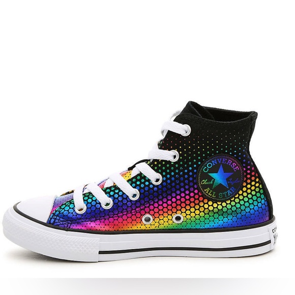 Converse Other - Converse chuck Taylor all star kaleidoscope high top rainbow sneaker size 13